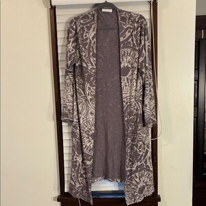 bryn Walker Gray and Cream Patterned Jacket